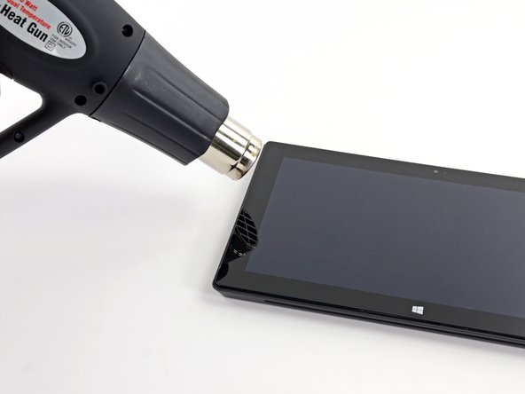 Microsoft Surface Pro Battery Replacement, Heat edges of display: 手順 1、 1の画像 1