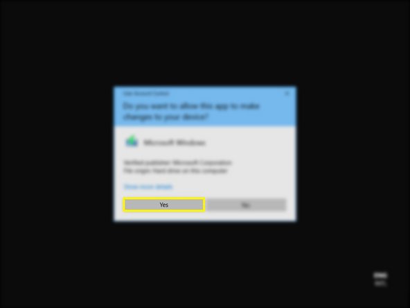 How to Create a USB boot drive for Windows 10, Allow in UAC: passo 2, imagem 1 %32